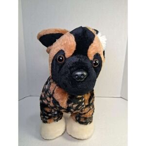 Build A Bear African Painted Wild Dog RARE St Louis Zoo Exclusive